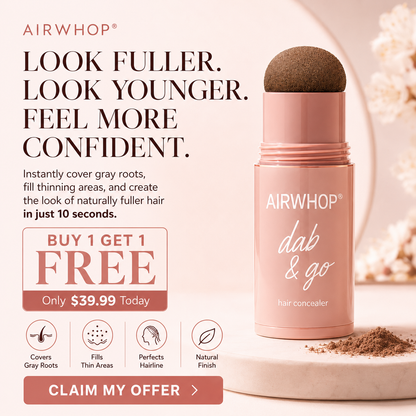 Marvyo® 10-Second Hair Concealer  Cover Grays • Fill Thin Areas • Perfect Your Hairline